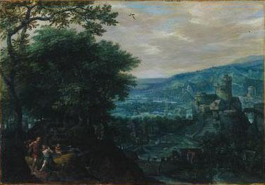 Gillis van Coninxloo Landscape with Venus and Adonis China oil painting art